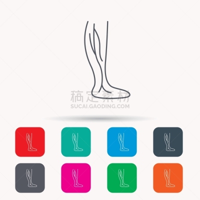 标志,计算机图标,腿,轮廓,血栓症,直的,女人,矢量,手术,献血