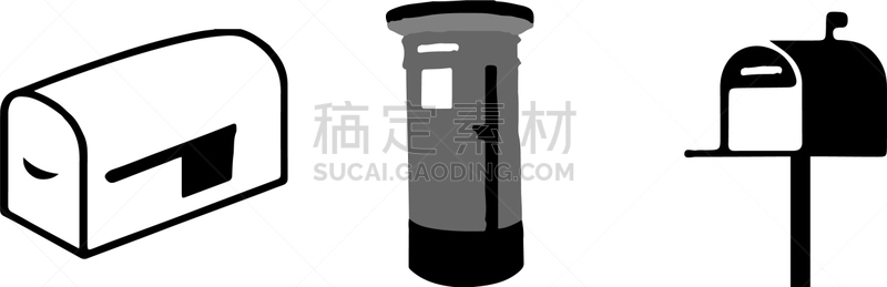 分离着色,邮件,邮箱,计算机图标,白色背景,商务,电子邮件,信函,沟通
