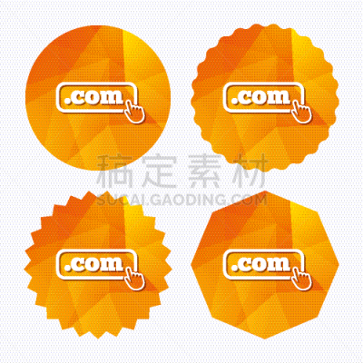 com域名,标志,网上交友,平坦的,图标,创造力,概念,代币,技术,图像