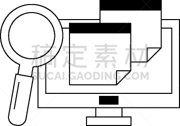 放大镜,计算机,黑白图片,移动式,技术,商务,图像,探险,沟通,研究