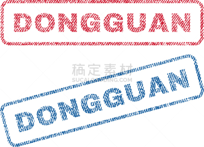 纺织品,东莞,橡皮章,红色,文字,证章,矢量,设计