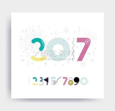 计划书,新年前夕,事件,几何形状,图像,星期五,矢量
