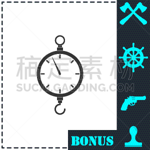 春天,平坦的,图标,比例,英镑,测量工具,食品,平衡,烹调用具,设备用品