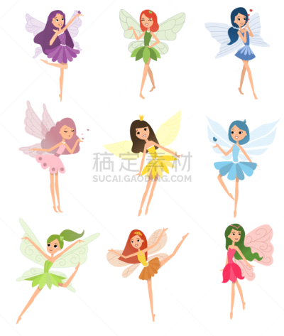 自然美,舞蹈,衣服,仙女服,多色的,可爱的,飘然,公主,小的,问候