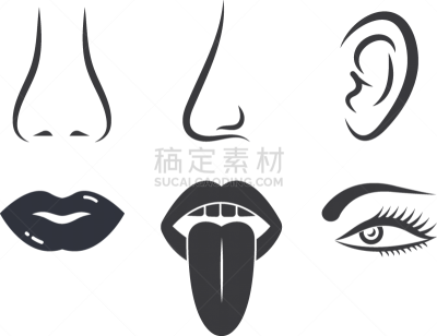 人,嘴唇,计算机图标,人的眼睛,人的鼻子,人的耳朵,舌头,健康保健,矢量,标志