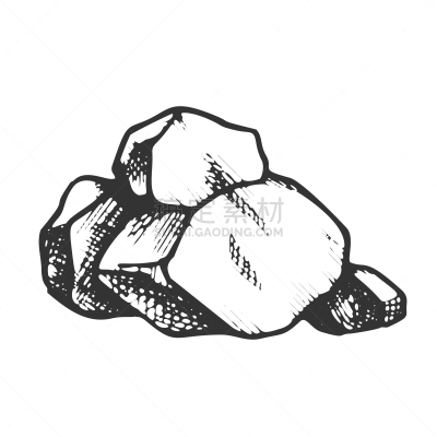 华丽的,石头,岩石,单色调,石灰石,模板,建筑业,复古,绘制