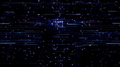 环路数字蓝色高科技背景