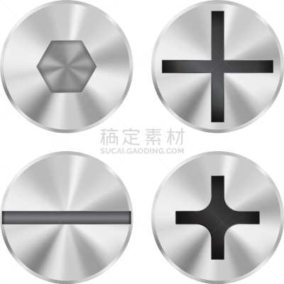 金属,螺钉,动物头,分离着色,矢量,白色背景,备件,图像,螺丝,机件