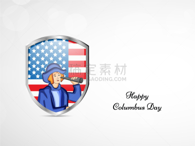 背景聚焦,哥伦布发现美洲纪念日,分离着色,白昼,旅途,十月,星期一,问候,庆祝