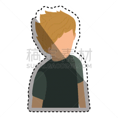 侧面像,青年男人,商务,人,男人,肖像,图像,头发,违约