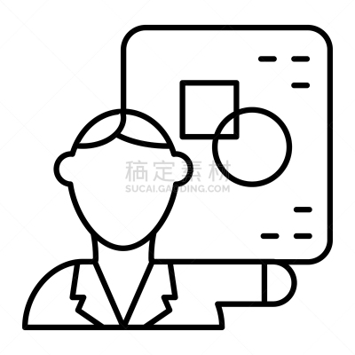几何学,瘦弱,指导教师,线图标,教师,科学家,品牌名称,毕达哥拉斯,蜘蛛网,站