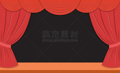 红色,窗帘,舞台,剧院,事件,首次公演,木偶,太空,庆祝,装饰