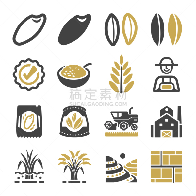 图标,稻,农业,大麦,食品,餐馆,稻田,植物,种植园,美因河