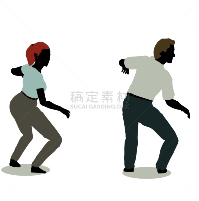 男人,女人,静止的,注视镜头,分离着色,轮廓,噪声,恐惧症,非凡的,剪影