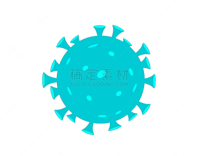 日冕形病毒,绘画插图,矢量,严重急性呼吸综合症,分离着色,18岁到19岁,白色背景,微生物学,健康保健,药