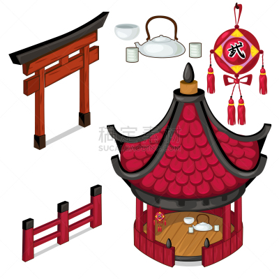 东方人,户外,建筑,天气,自然美,旅途,图像,矢量