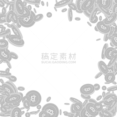 比特币,圆形,黄金,乌青眼,闪亮的,累积赌注,概念,落下