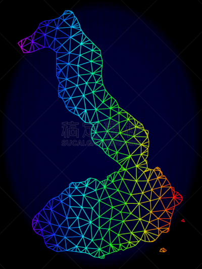 接线框,光谱色,铁丝网,活力,华丽的,暗色,伊莎贝拉岛,一个物体,多样
