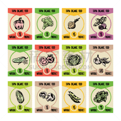 蔬菜,价格标签,贺卡,生物学,农业,有机食品,自然,清新,食品