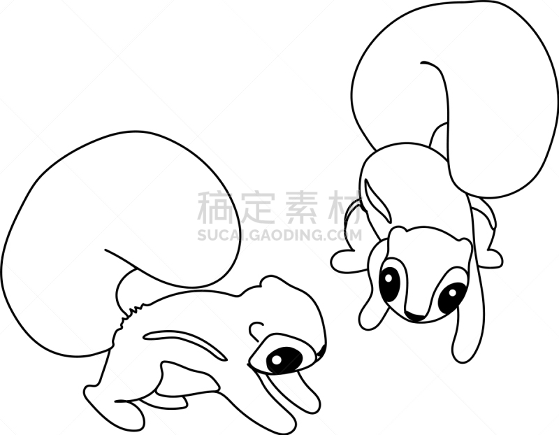 动物,剪贴画,卡通,线条,可爱的,玩具,野生动物,哺乳纲,小的,品牌名称