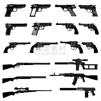 金属,制造机器,能力,矢量,警官,黑色,个性,狙击手,图像,打靶