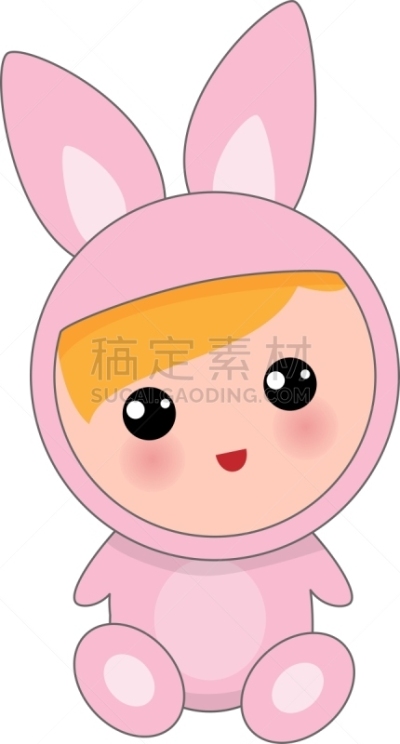 套装,野兔,婴儿,生日,分离着色,男孩,自然,收集,站