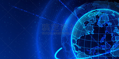 全球通讯,概念,地球,黑色背景,数字化显示,商务,球体,线条,空的,技术