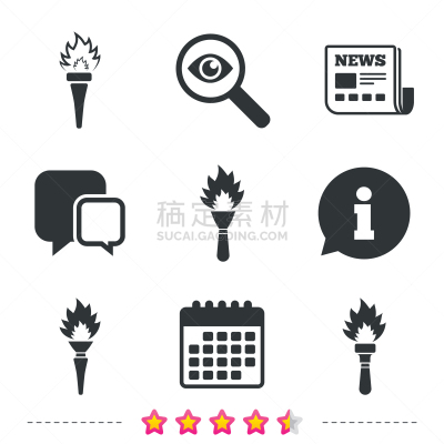 手电筒,符号,火焰,燃烧的火炬,火,热,事件,奥运会,数据