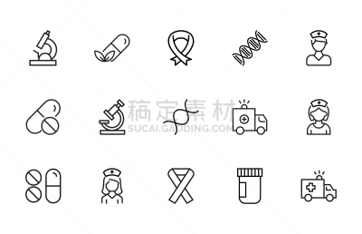 线条,计算机图标,癌症,极简构图,医疗用品,注射器,健康保健,护士,听诊器