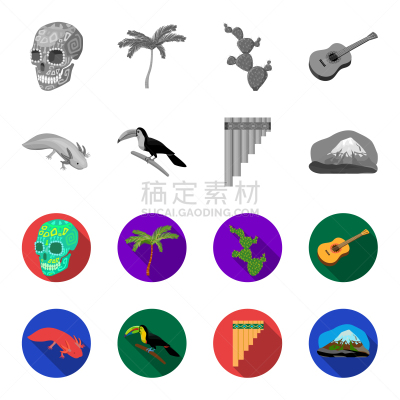 墨西哥,鸟类,乐器,传统,国内著名景点,热,仙人掌,巨嘴鸟,品牌名称