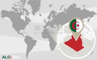 阿尔及利亚,中东人,疤,非都市风光,几何形状,圆形,灰色,国内著名景点,概念