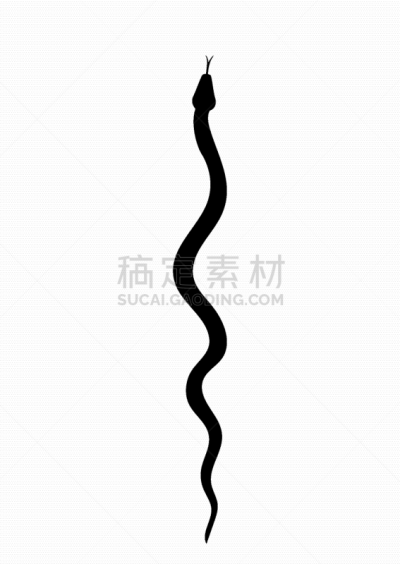 黑色,分离着色,蛇,计算机图标,符号,白色,有毒生物体,怪异,剪影