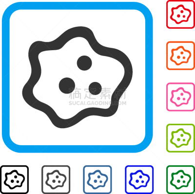 边框,阿米巴,生物学,不卫生的,图像,孢子,吸血动物,矢量,枯草芽孢杆菌,愤怒