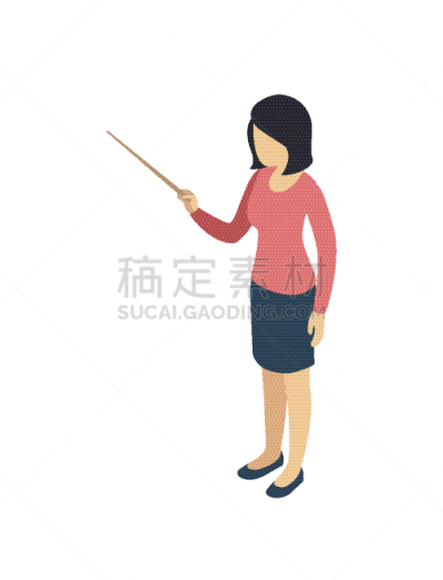 计算机图标,教师,指示棒,三维图形,分离着色,矢量,人,图像,办公室,教