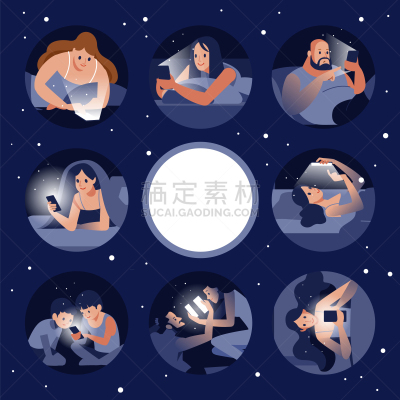 互联网,人,移动应用程序,模板,可爱的,传单,蜘蛛网,沟通,打电话