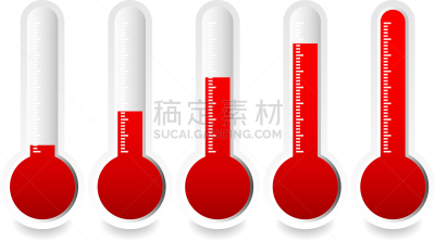 天气,温度计,舞台,红色,热,健康保健,图表,季节,上升,生病