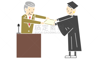 指导教师,男性,大门,樱桃树,女性,契约,春天,讲师,文凭,绘画插图