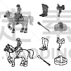设备用品,品牌名称,分离着色,男人,颈部挥鞭样损伤,鞋子,骑,收集