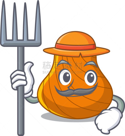 性格,农民,卡通,豆荚,固体,可爱的,清新,花盆,食品,烹调