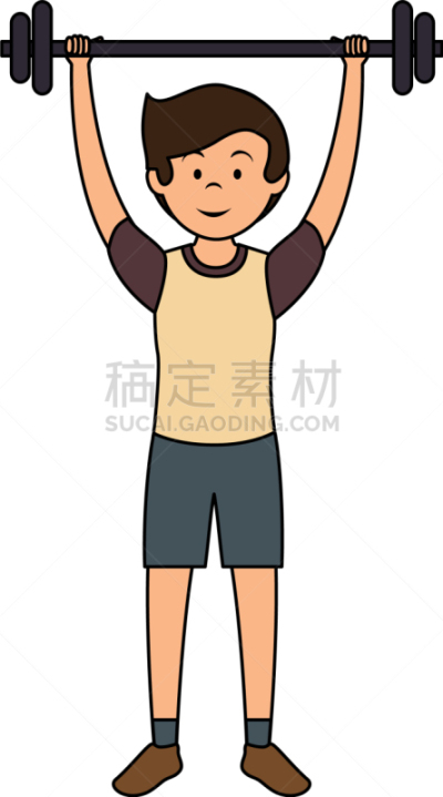 男人,头像,职业,人,男孩,可爱的,图像,矢量,举重
