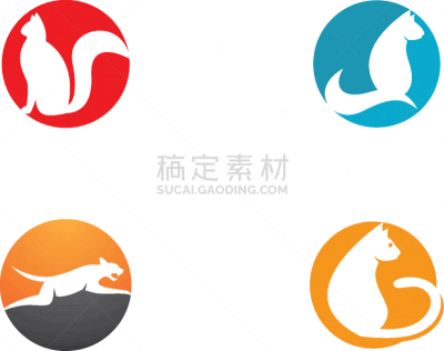 猫,头发,可爱的,性格,友谊,宠物,图像,矢量,收集