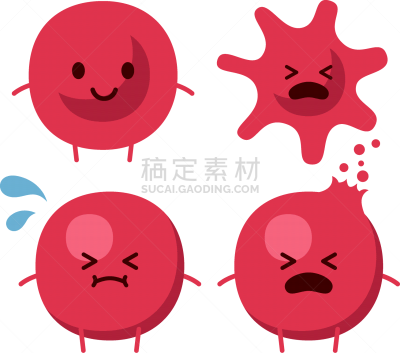 可爱的,健康保健,撕破的,细胞,面部表情,绘画插图,科学,问题,日本,物理压力