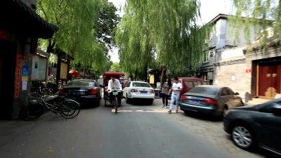 三轮车参观什刹海
