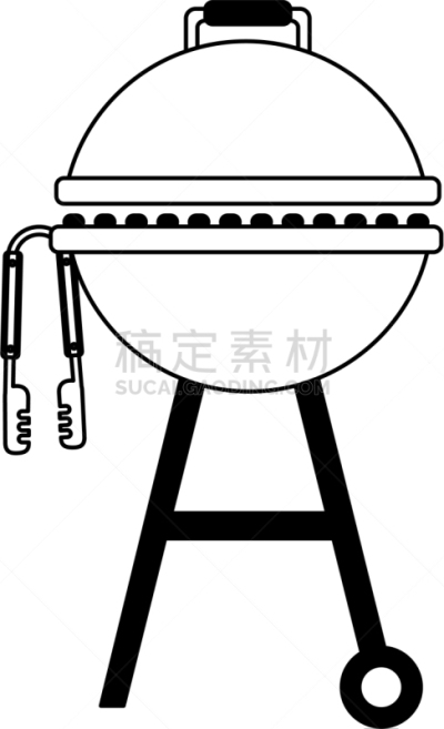 烤肉架,设备用品,钳夹,银餐具,分离着色,格子烤肉,不锈钢,串肉签,厨房器具,金属