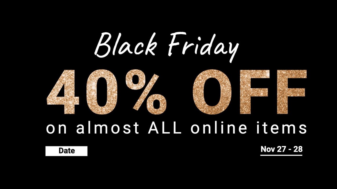 Black Friday Discount E-commerce Banner预览效果