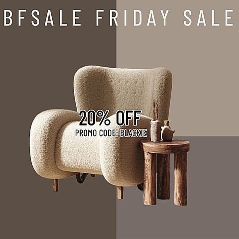Black Friday Furniture Sale Sofa Display Ecommerce Product Image