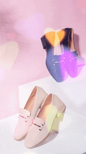 服饰女鞋产品展示优雅爱心竖版视频 
