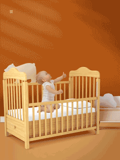 婴儿床产品介绍简约主图视频