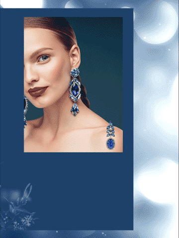 珠宝首饰耳环饰品高级优雅主图视频