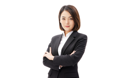 人物系列双手抱胸的职业女性